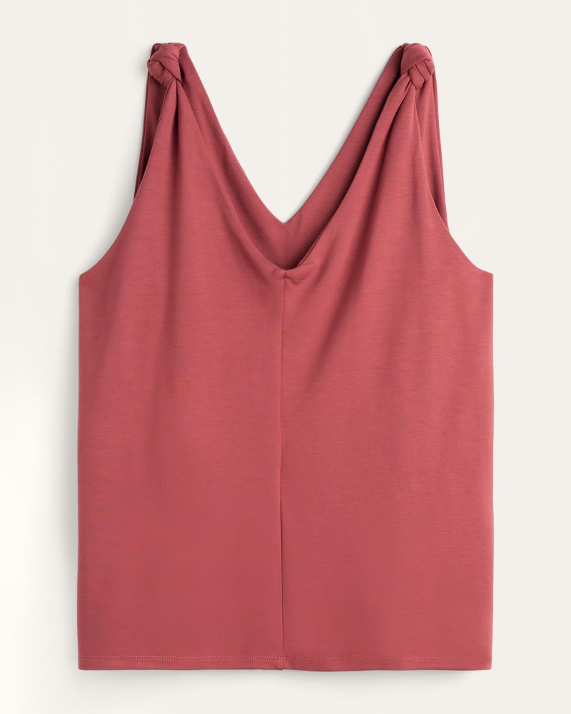 Front of plus size Tia Knotted Tank Top by Marybelle | Dia&Co | dia_product_style_image_id:177184